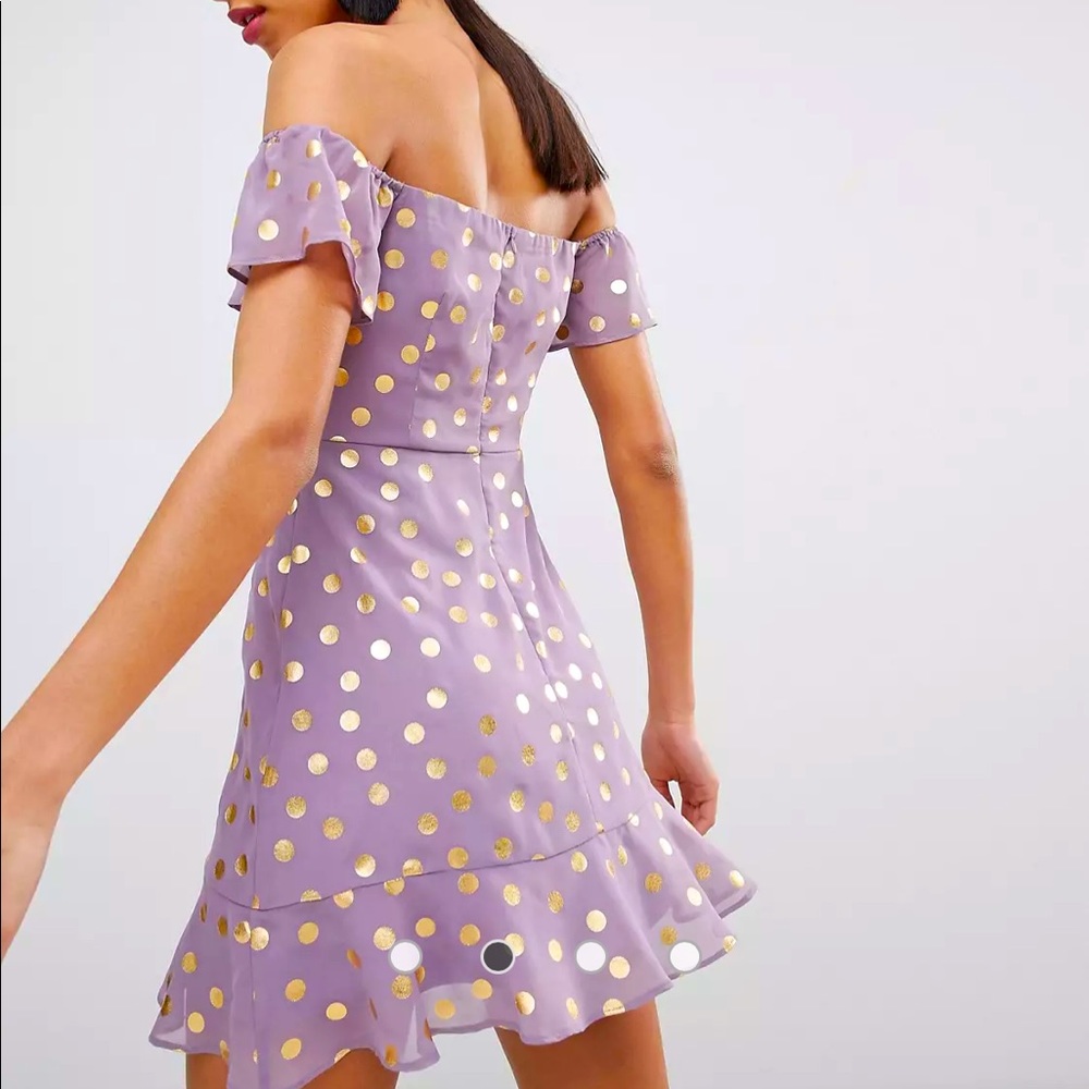 ASOS Fashion Union Bardot Off Shoulder dress